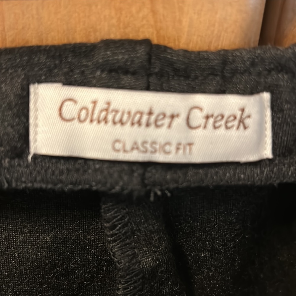 NWT Coldwater Creek Grey Ponte Knit Holly Classic Fit Slacks - Picture 7 of 8